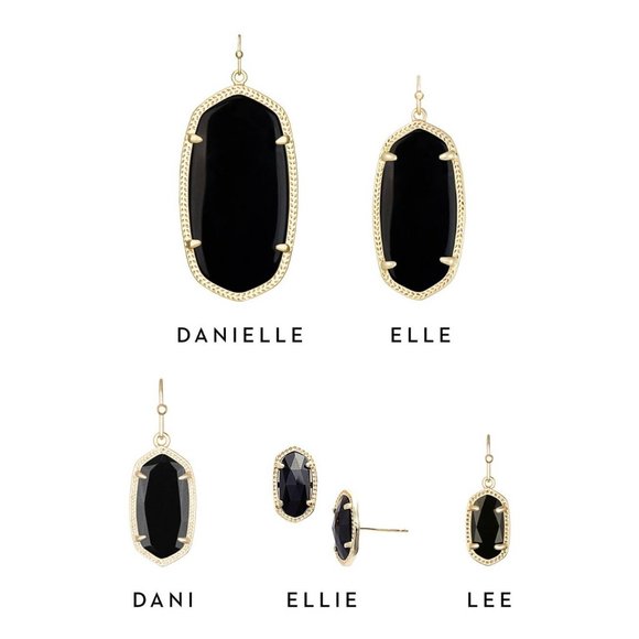 Kendra Scott Danielle Brown Pearl Earrings Gold Plated - Picture 6 of 6